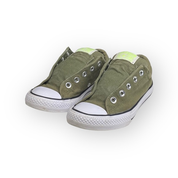 Converse ™️ ✪ Chuck Taylor All Star Street Low Slip On Sneakers ✪ Army Green ✪ - Picture 8 of 16